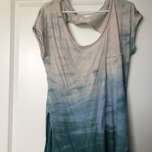 Free people tie die tunic